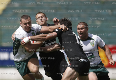 Gdansk. Polfinal play off ekstraligi rugby Lechia Gdansk...
