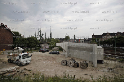 Gdansk. Budowa ul. Nowa Walowa.
04.07.2013
fot. Krzysztof...