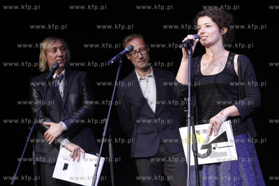 38 Gdynia Festiwal Filmowy. Mala Gala wreczenia nagrod....