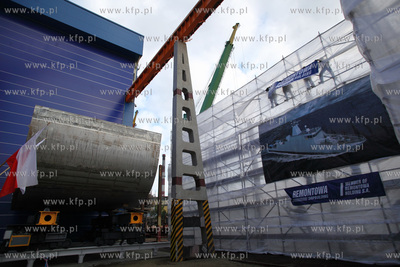 Stocznia Remontowa Shipbuilding. Uroczyste polozenie...