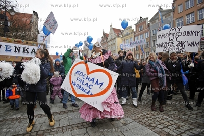 Demonstracja w obronie Pałacu Młodzieży w Gdańsku.
31.01.2015
fot....