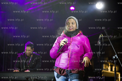 Gdańsk. Targ Węglowy. Wielki Final Orkiestry Swiatecznej...