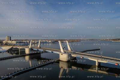 Sobieszewo. Most 100-lecia Odzyskania Niepodległości...