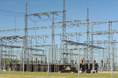 Stacja elektroenergetyczna Zarnowiec nalezaca do Polskich...