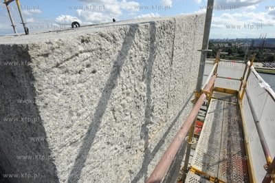 Niecodzienny widok na Westerplatte. Pomnik Obroncow...