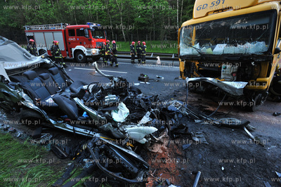 Tragiczny wypadek drogowy na obwodnicy Trojmiasta miedzy...