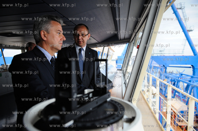 Gdansk. Terminal kontenerowy DCT. Wizyta przedstawicieli...