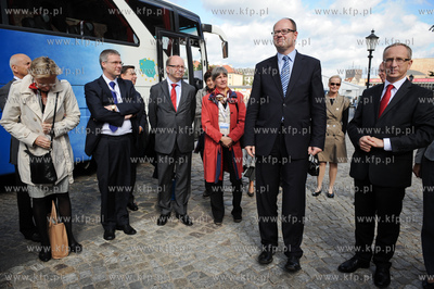 Gdansk. Wizyta Komitetu Stalych Przedstawicieli  przy...