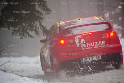 Skrzeszewo. Odcinek specjalny 8 Rajdu Lotos Baltic...