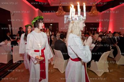 Sopot. Sala Balowa Grand Hotelu. Uroczystosc  podniesienia...