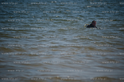 Gdansk. Plaza w Brzeznie. Diving Day 2013 - impreza...