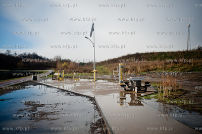 Gdansk. Zbiornik retencyjny Augustowska. Konferencja...