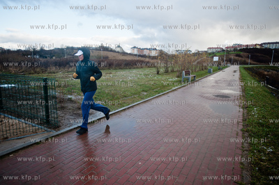 Gdansk. Zbiornik retencyjny Augustowska. Konferencja...