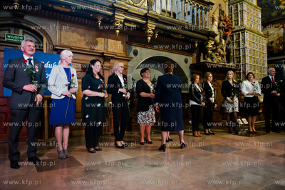 Gdansk. Dwor Artusa. Uroczystosc z okazji Dnia Edukacji...