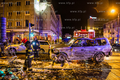 Gdansk. Wrzeszcz. Skrzyzowanie Alei Grunwaldziej i...