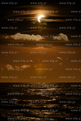 Plaża w Karwi. Zaćmienie słonca, 
12.08.2026
fot....