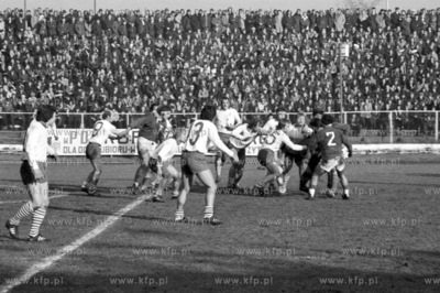Rozgrywki o Puchar FIRA. Mecz rugby Polska - Francja,...