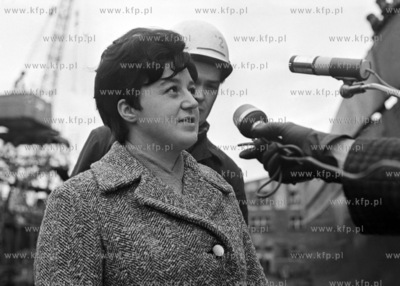 Wodowanie przeznaczonego dla Polskiej Żeglugi Morskiej...