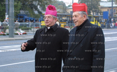 Odsloniecie pomnika Juliusza Slowackiego na Placu Bankowym...