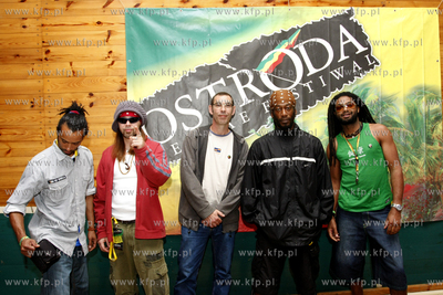 Ostroda Reggae Festiwal 2009. Na scenie Overproof Sound...