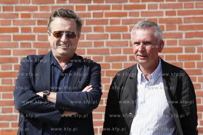 Uroczyste odcisniecie dloni w Alei Gwiazd w ramach...