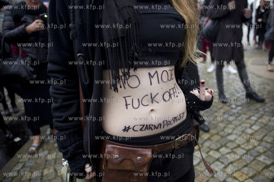 Gdańsk, Plac Solidarności. Czarny Protest, czyli...