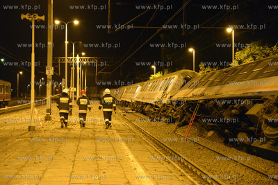 Wypadek kolejowy w Smetowie Granicznym kolo Kwidzyna....