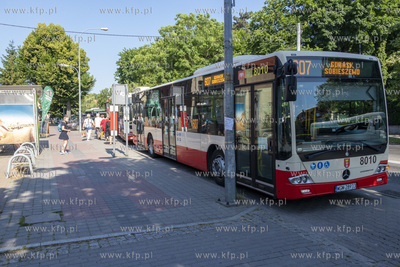 Inaguracja wakacyjnej linii autobusowej 607 obsługiwanej...