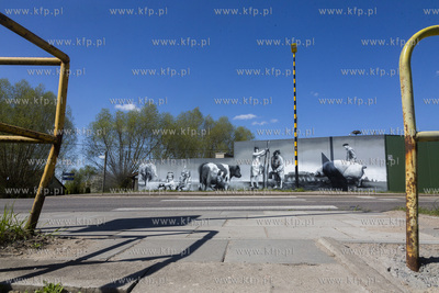 Mural autorstwa Arkadiusza Andrejkowa powstały na...