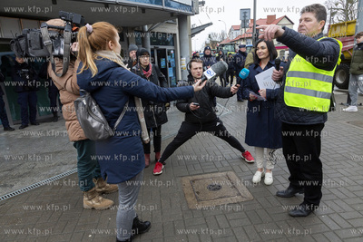 Ogólnopolski protest rolników.Akcja protestacyjna...