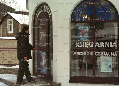 Ksiegarnia archidiecezjalna Stella Maris w Gdansku.10.01.2003fot....