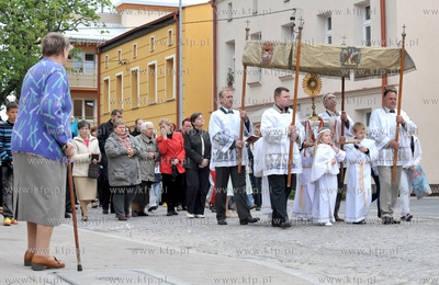 Procesja Bozego Ciala w Gdansku Letnicy, parafia sw....