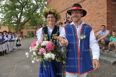 Chmielno. Kaszuby. Inscenizacja wesela kaszubskiego...