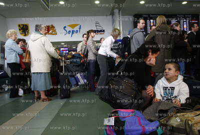 Gdansk Rebiechowo. Port lotniczy im. Lecha Walesy....