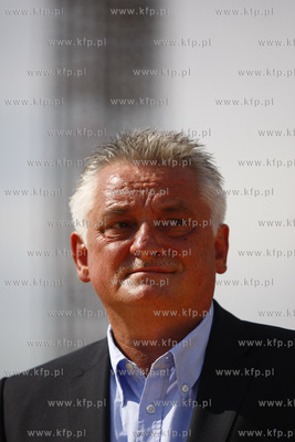 Gdansk Letnica. Ceremonia wmurowania kamienia wegielnego...