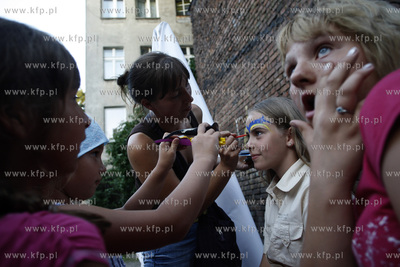 Gdansk Wrzeszcz. Podworko pomiedzy ulicami Konrada...