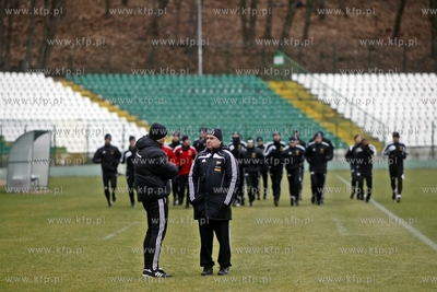 Gdansk. Stadion przy ul.Traugutta. Pierwszy trening...