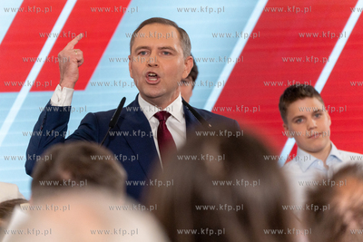 Gdańsk. Historyczna sala BHP. Wieczór wyborczy Karola...