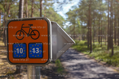 Trasa rowerowa R10. Na odcinku między Osetnikiem a...