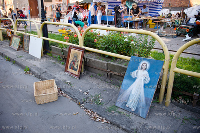 Gdansk.  Jarmark Dominikanski. Pchli targ przy Podwalu...
