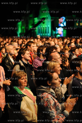 Gdansk. Dziedziniec Polskiej Filharmoni Baltyckiej....