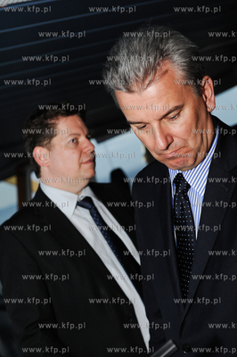 Gdansk. Terminal kontenerowy DCT. Wizyta przedstawicieli...