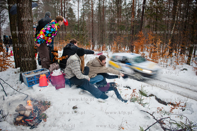 Skrzeszewo. Odcinek specjalny 8 Rajdu Lotos Baltic...