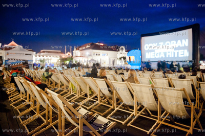 Sopot - Molo. Inauguracaj 5 edycji Orange Kina Letniego.
14.07.2012...