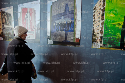 Gdansk. Centrum handlowe ETC. Wernisaz wystawy muralu...