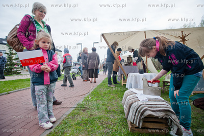 Obchody Swieta Konstytucji 3 Maja w Pruszczu Gdanskim.
Nz...