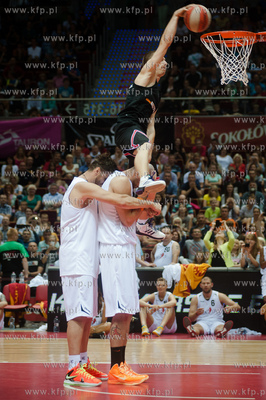 Sopot. Ergo Arena. Mecz pokazowy kosyzkowki Gortat...