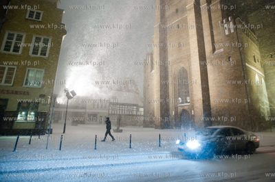 Gdansk. Niespodziewana, nagla zmiana pogody, ktora...