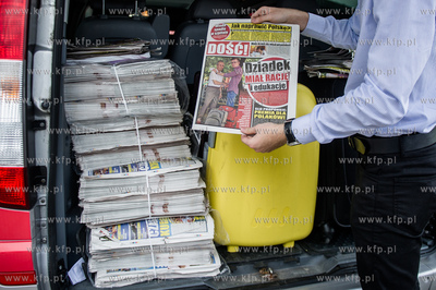 Gdansk. Szafarnia. Lato z SLD. Przedstawiciele Sojuszu...
