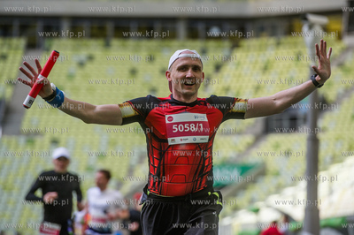 Zawodnicy na trasie II PZU Gdansk Maraton. 
15.05.2016
fot....